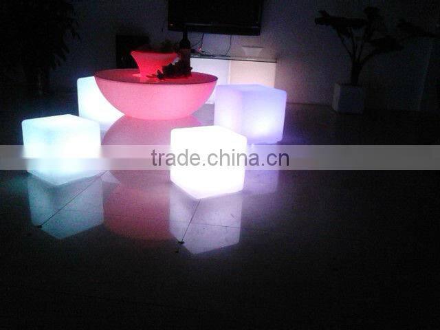 led light table decoration/led outdoor table/glowing led bar table