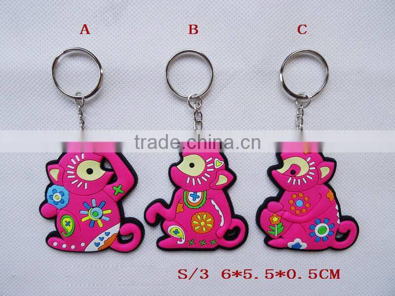2016 russia monkey keychain for new year souvenir