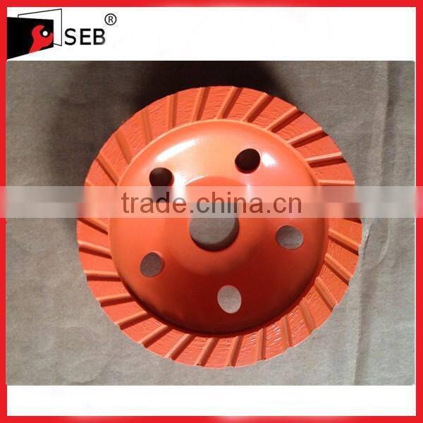 Diamond tool double row diamond grinding cup wheel