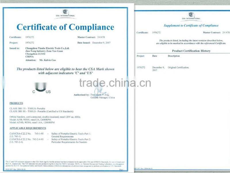 THE BEST RED SANDER 240v