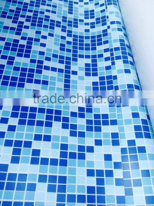 Blue/Blue&White/Mosaic 2mm swimming pool and pond liner