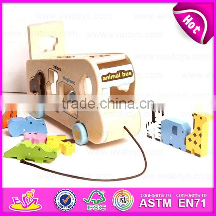 Intelligence Pull Line Block Toy for kids,Pull line block car Children's toy wholesale W05B118