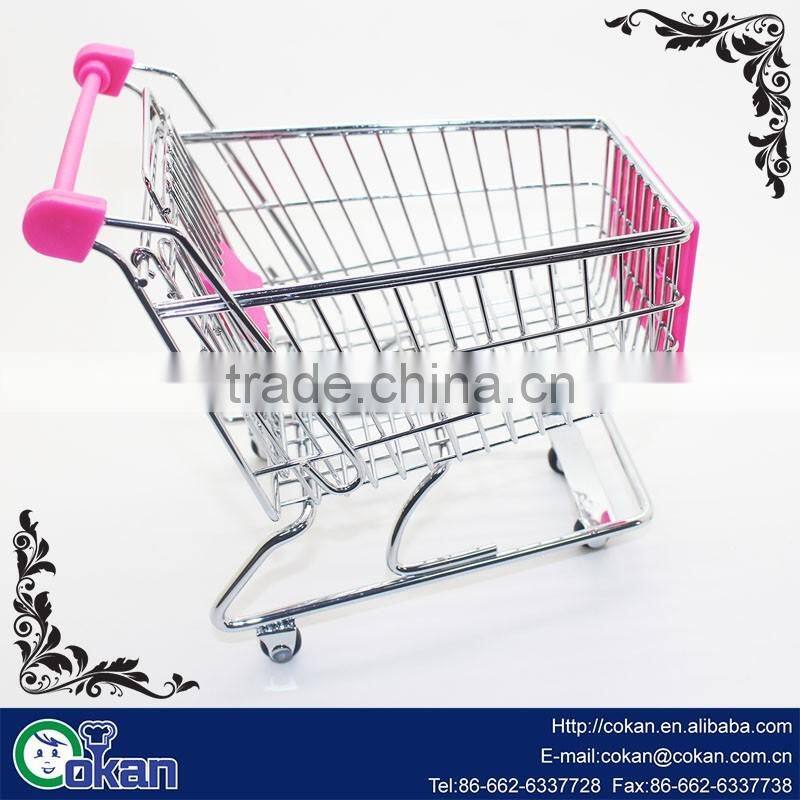 New arrival Food basket/ Keranjang Barang / Storage Holders Shopping Trolley Shape CK-KT613