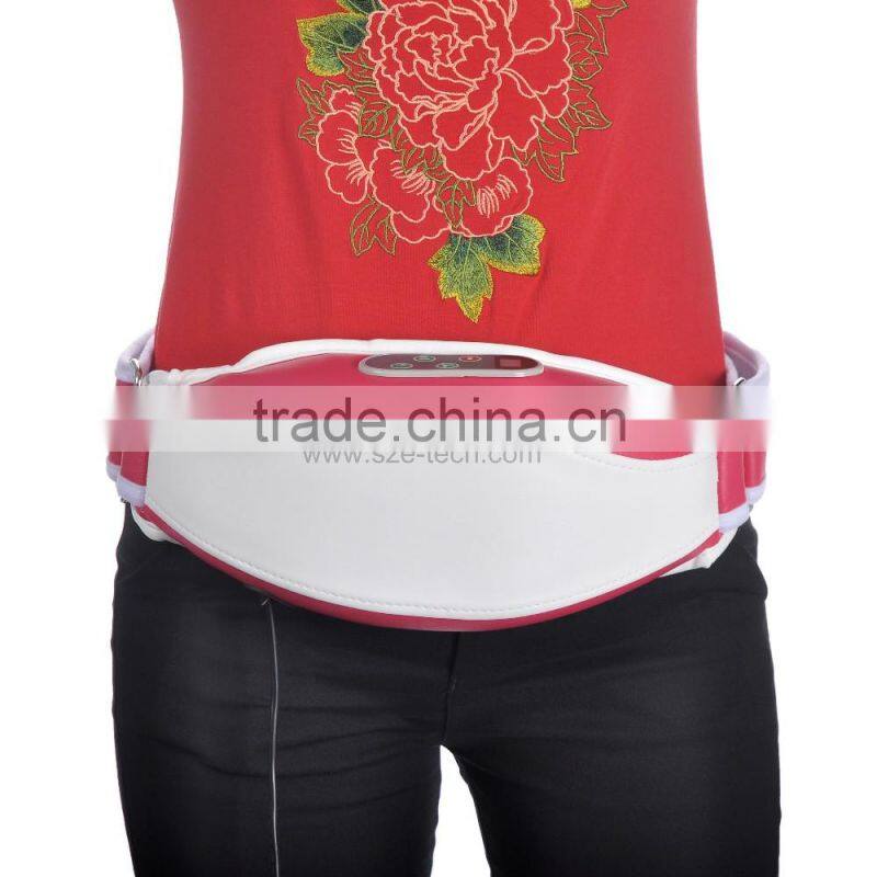 electronic heat Vibration Slimming Massage Belt losing weight keeping fit massage waist belt