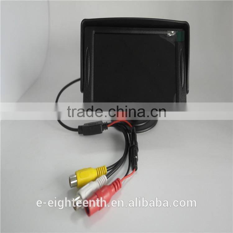 Car 4.3" TFT LCD Color Rearview Monitor for DVD GPS Reverse Backup Camera