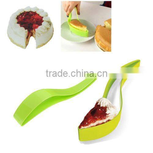 Cheap New Cake Server Pie Cutter Bread Slicer Plastic Knife Wedding Party Kitchen Tool
