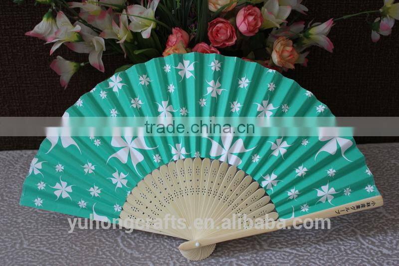 2015 stable quality best wholesales paper fan souvenir fan