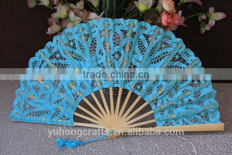 Spanish style lace hand held fan
