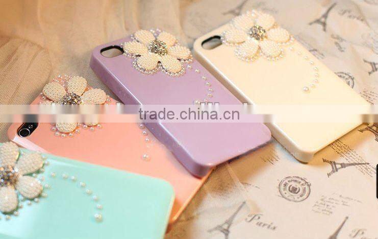 color housing for iphone 4 case flower 4g case