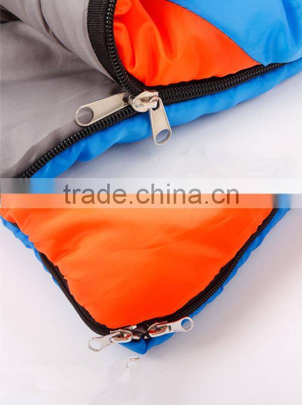High quality with cold protection collar adjustable wateproof outdoor camping sleeping bag WR-WP