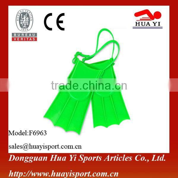 One size with shoes strap aterial for kids diving fins