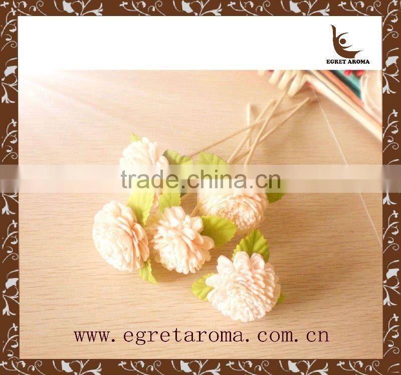 pretty handmade sola flowers wholesale for decoration and air freshener