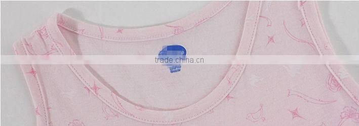 little girl cartoon printed 100% cotton nightgown