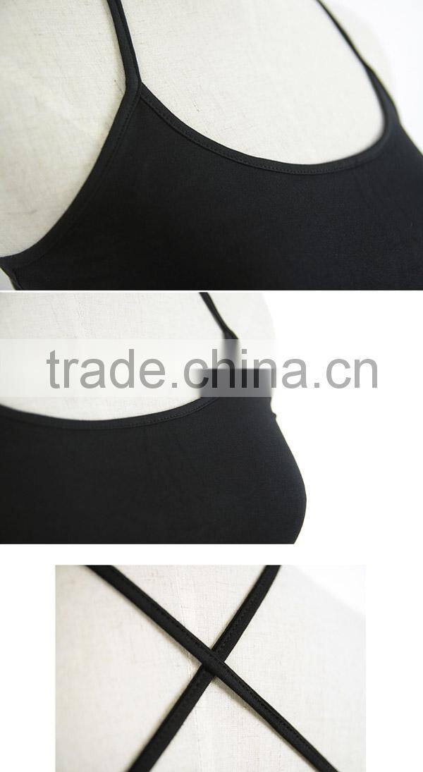 Quick dry flexible new design fashion blank ladies tank top,vest