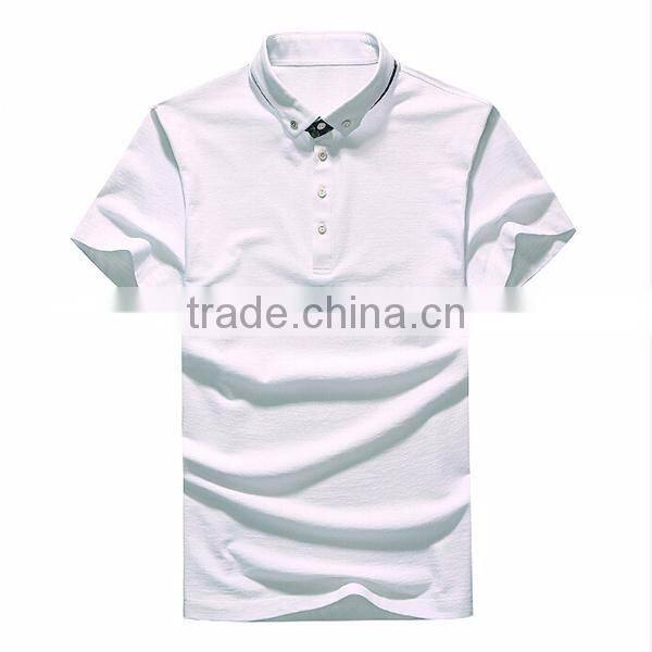 2016 handsome young man basic blank tshirt no label pk polo t-shirt