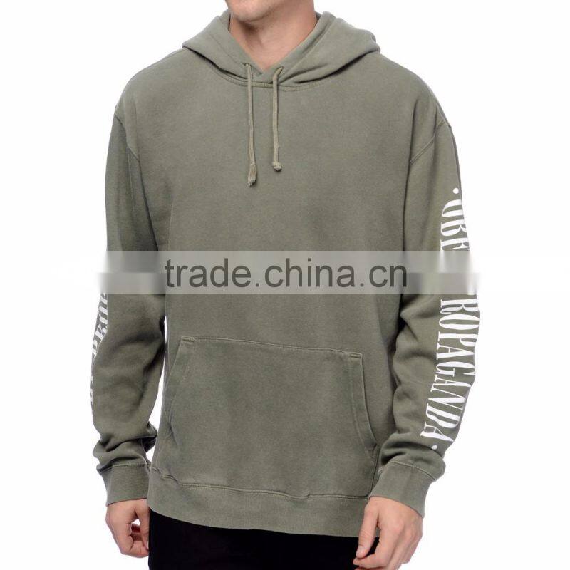 New Times Propaganda Dusty Light Army Green Hoodie