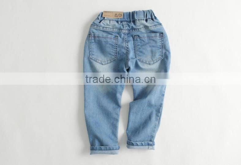 wholesale kids embroidered denim pants of 2-7 years jeans pants kids to china