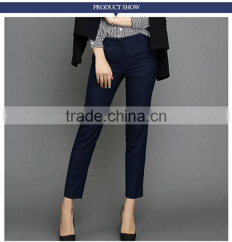 Female trousers pants nine leisure 2017 new spring seven skinny pants suit trousers commute custom made