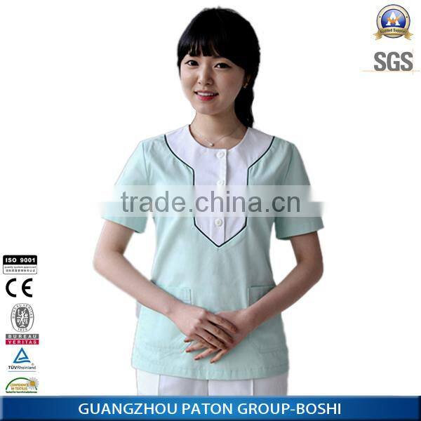 Polyester Cotton Work New Style Nurse Uniform Vest