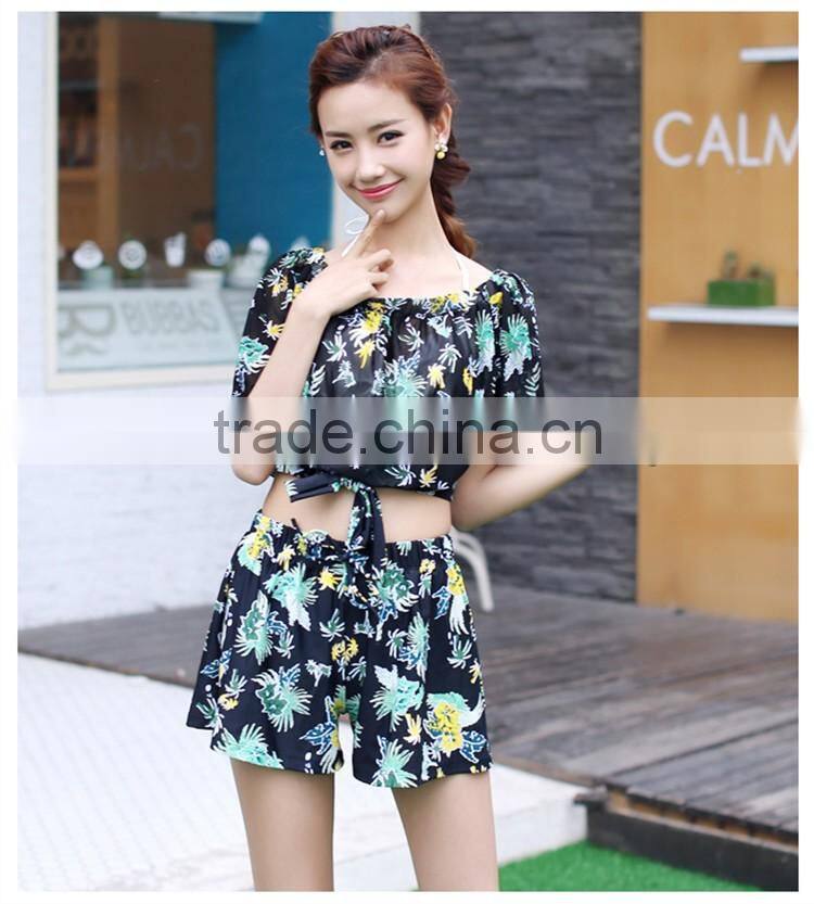 Wholesalel triangle four pieces women swimwear bikini for girls