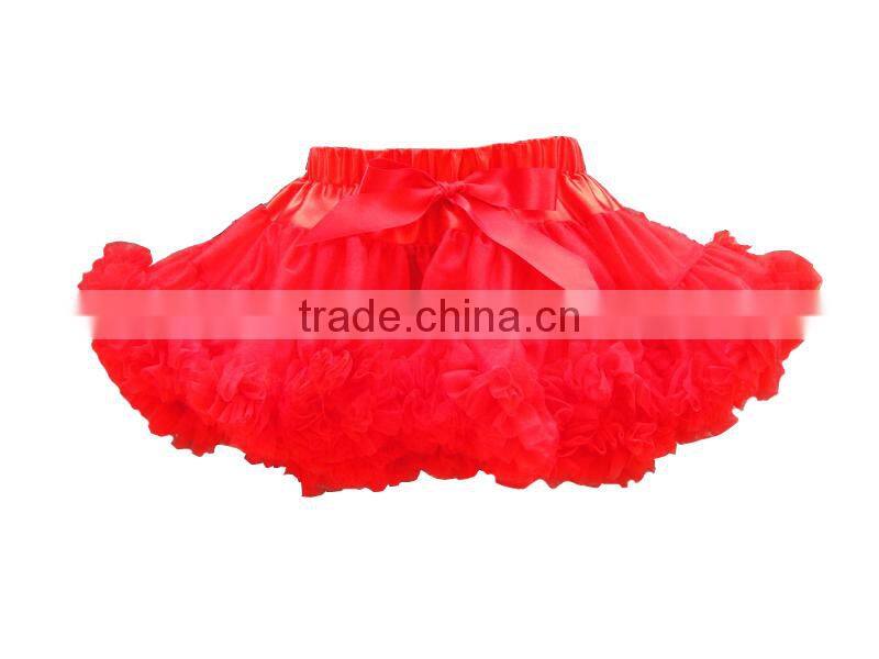 Lovely Pettiskirt Kids Birthday Party Dress Baby Girls Fancy Skirts Girl Pink Chiffon Skirt Boutique Dress