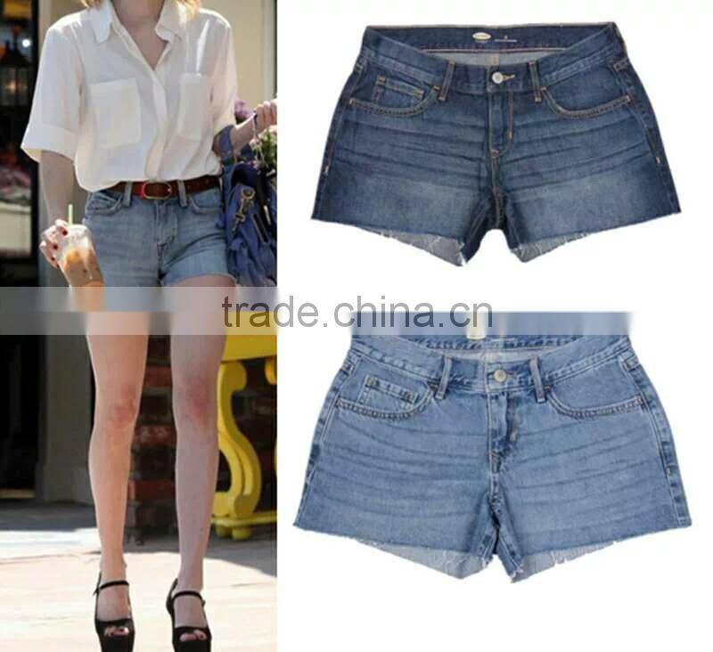 GZY denim made in china shorts jeans xintang jeans pant and shirt manufacture
