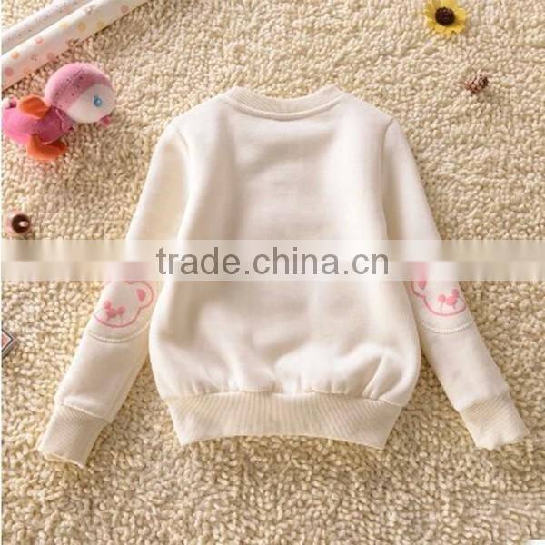 Kids&cute baby fashion fleece sweater embroidery design