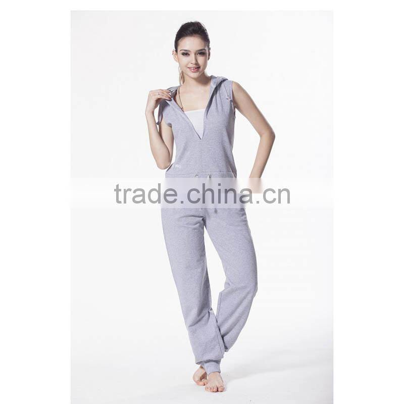 Latest design sleeveless onesie women jumpsuits and rompers