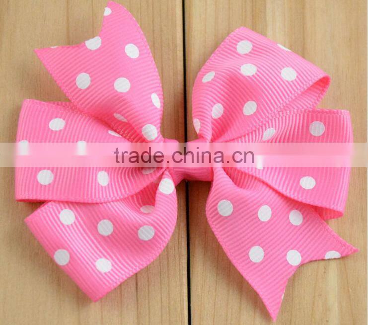 DIY fabric bow with crystals elegant flower fabric bow knot decrations wholesale fashion bow jewelry accessories