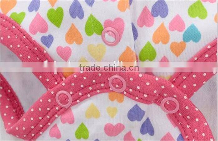 SR-227G baby romper onesie girls clothing floral pattern design cotton romper for baby girl