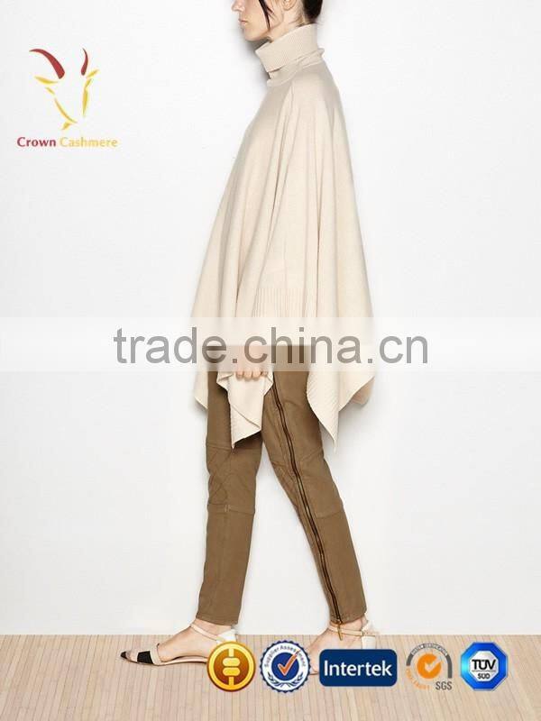 Ladies Wholesale Turtleneck Ponchos,Knitted Capes and Ponchos for Women