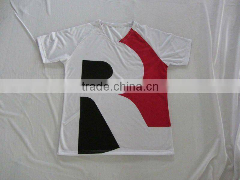 Mens cotton V-neck T-shirts FR001