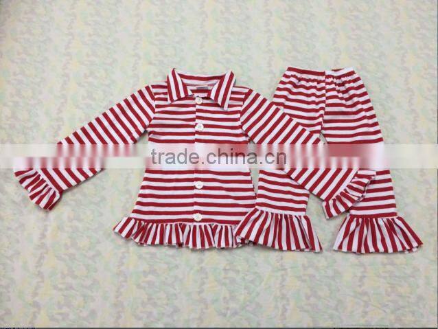 Wholesale christmas pajamas clothing children cotton outfit baby clothes christmas pajamas clothes