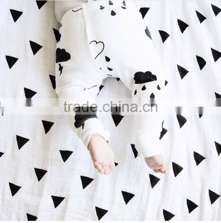 Bamboo organic cotton baby swaddle blankets,cotton muslin swaddle blankets