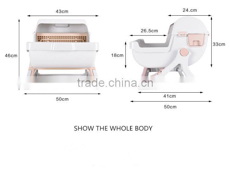 R1922H Large Number of Luxury semi automatic cat litter