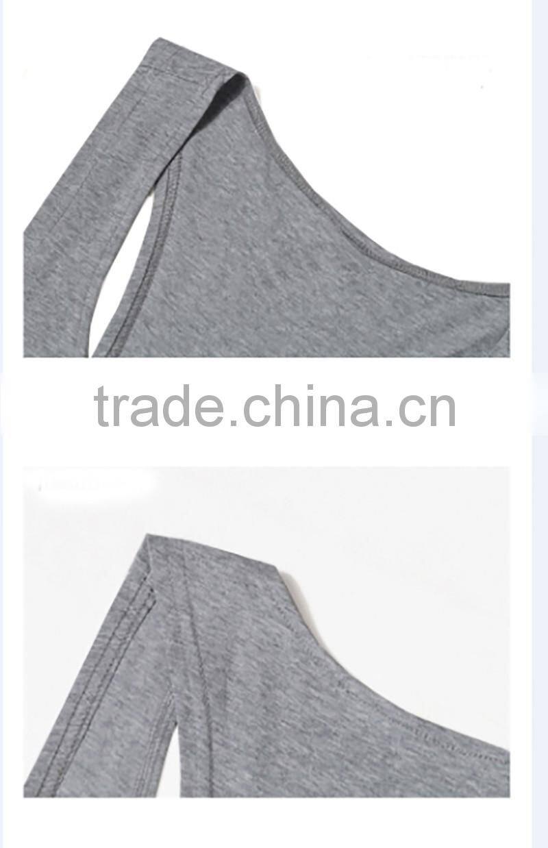 Customized blank gym cotton singlets for men T13355