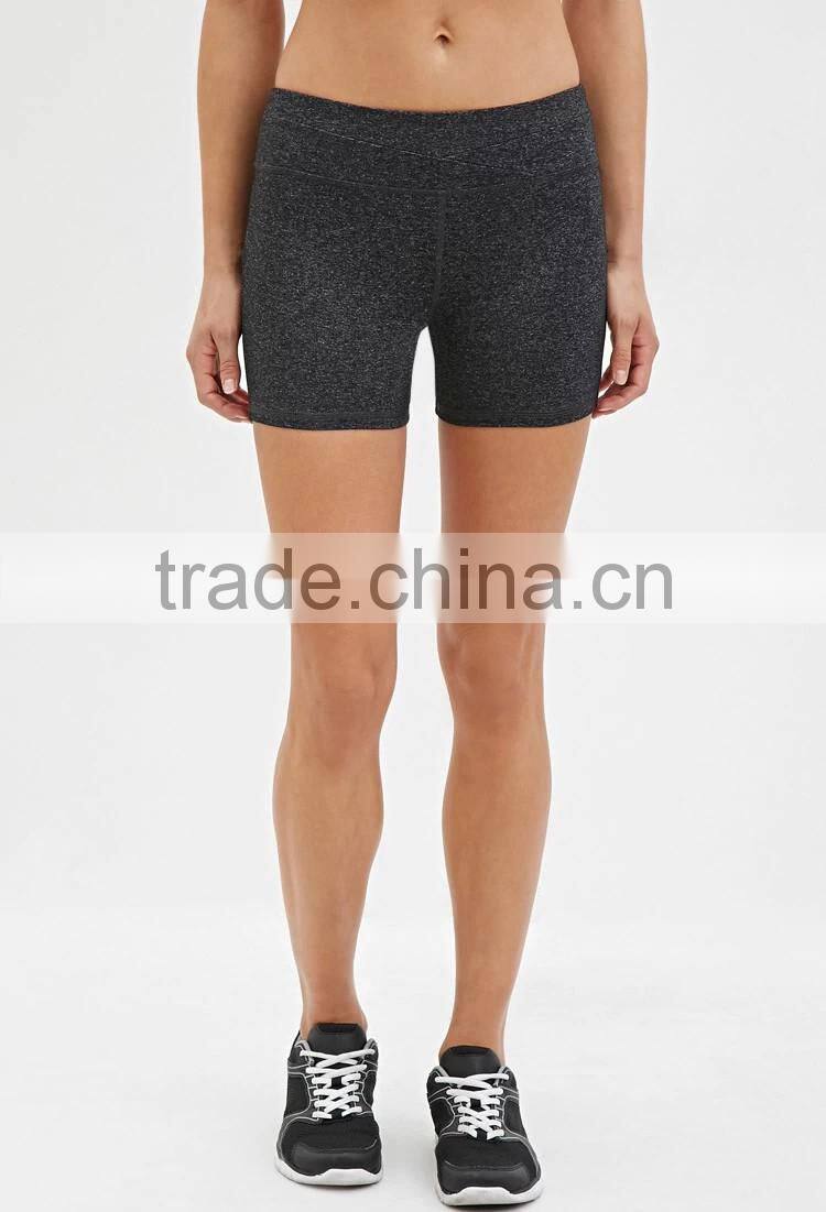 2017 Guangzhou Shandao OEM Customized Wholesale Manufacture Best-selling 95% Cotton 5% Spandex Tight Women Yoga Shorts