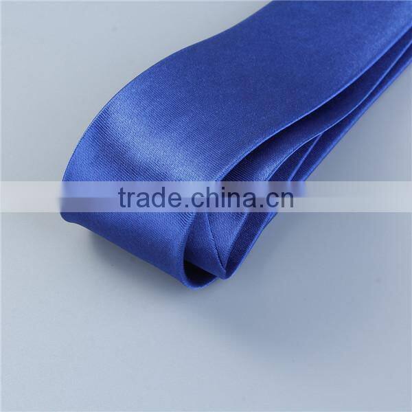 Polyester Necktie Royal Blue Men Neck Ties