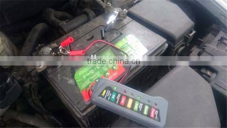 High Quality 12V Digital Battery / Alternator Tester with 6 LED Lights Display Car Digital Vehicle Battery Diagnostic Tool