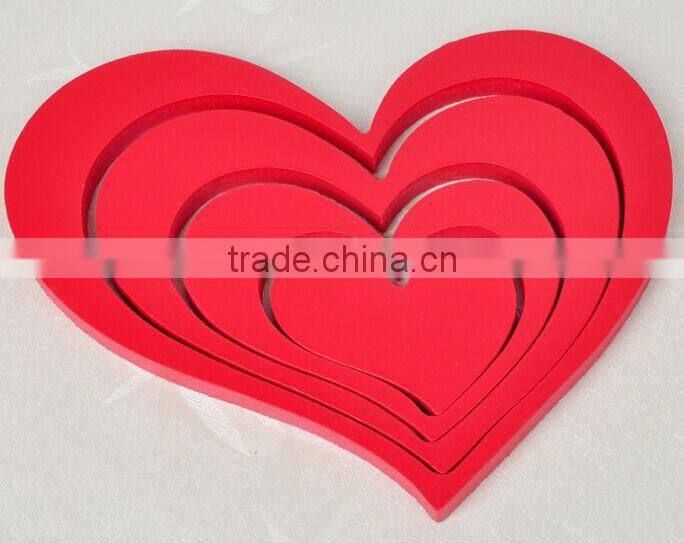Heart shaped sticker creative wall sticker