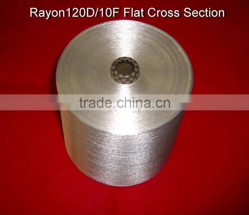 120D/8F FLAT VISCOSE RAYON FILAMENT YARN IMITATION RAYON YARN