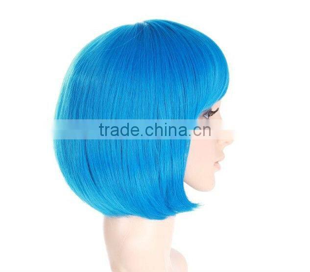 U-Shaped Wig,2014 Synthetic Front Lace Wig,Dubaa Fashion Artificial Hair