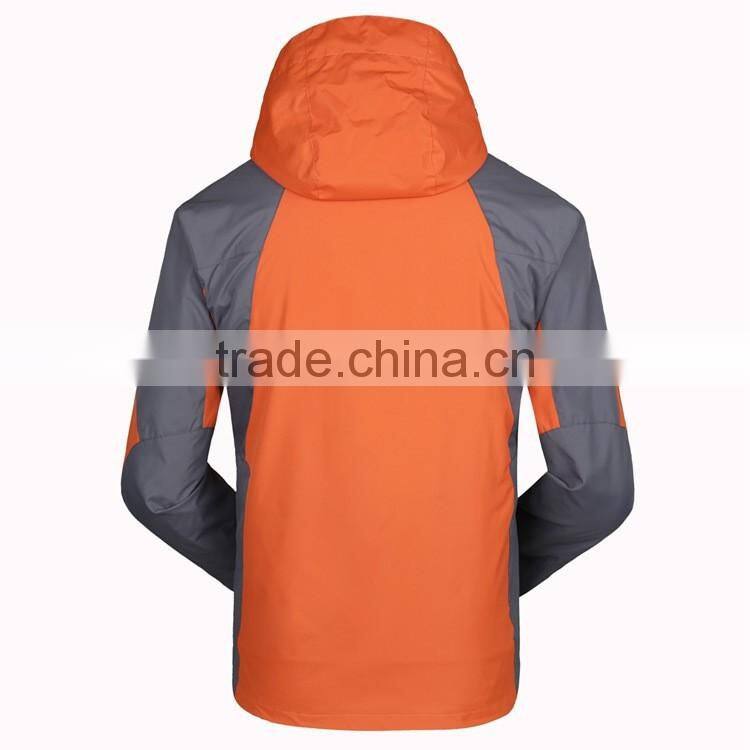 3 in 1 wind resistant & water repellent winter jacket with wind skirt