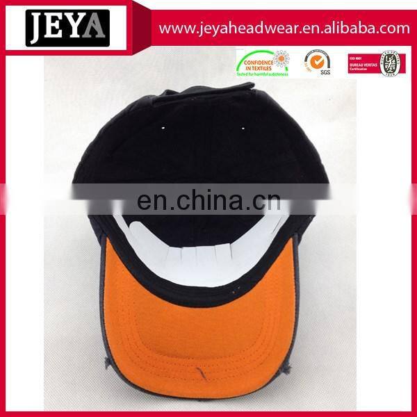 Wholesale washed cotton sportl hat pre curved visor