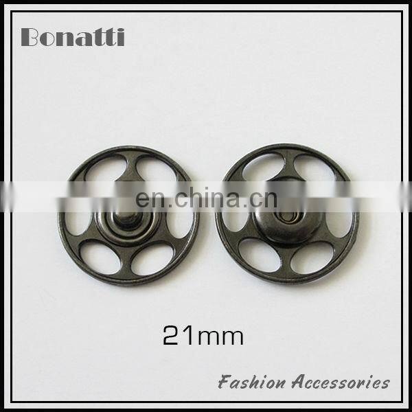 metal sewing on snap button for jacket