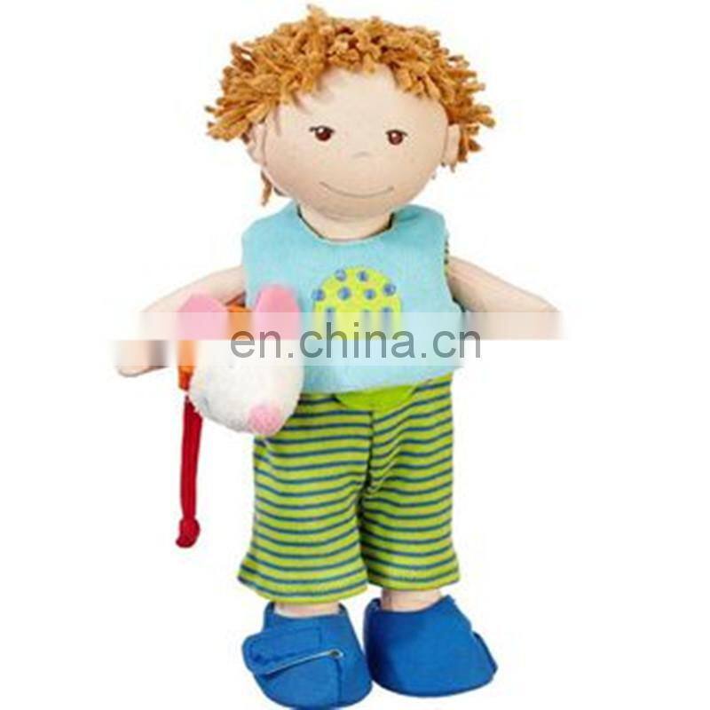 Hand Knitted james doll crochet knit Toys baby Dolls 30cm promotional cartoon knit fabric woven animals toy factory new design