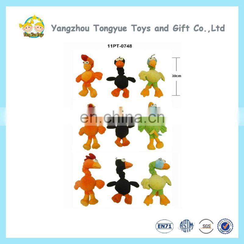 Squeaky Plush Chicken Toys for Dogs Biting with Squeaker