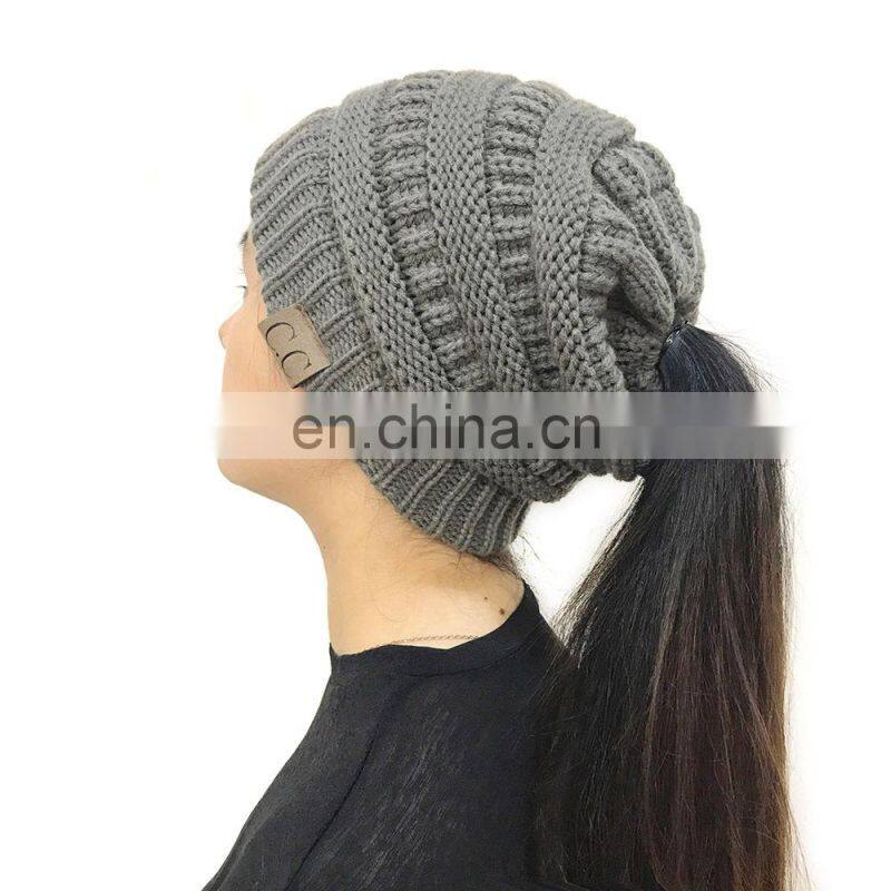 Outdoor Beanie Winter Knit slouch Women ladies hat