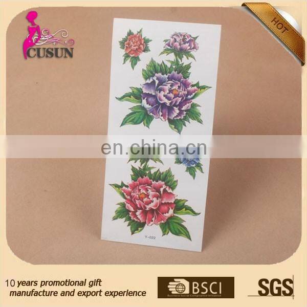 custom waterproof temporary tattoo sticker