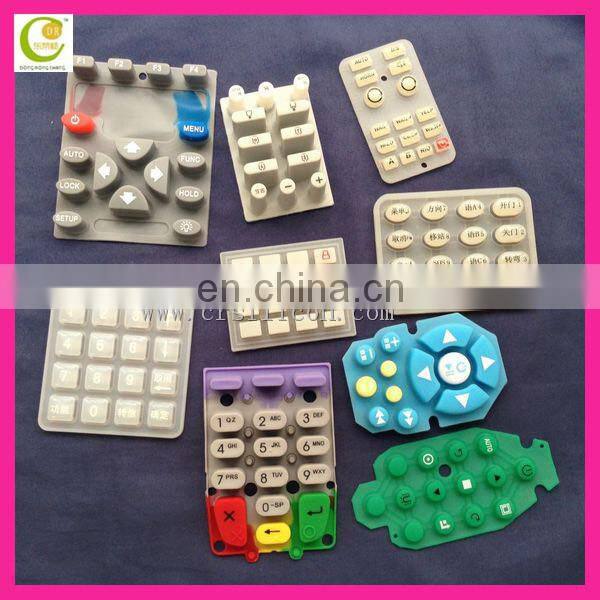 Custom Silicon Rubber button / Push button / Silicon Rubber keypad/Silicone Universal Control Keypad